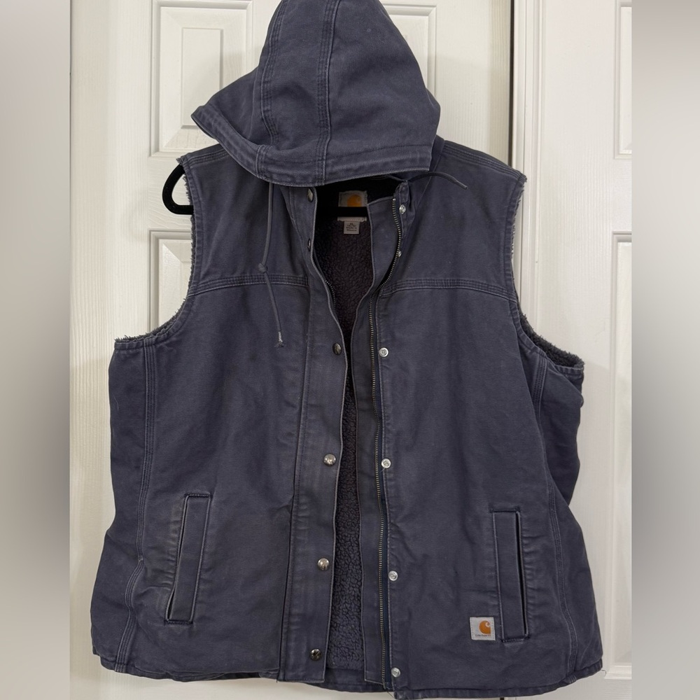 Carhartt Women’s Blue Hooded Vest